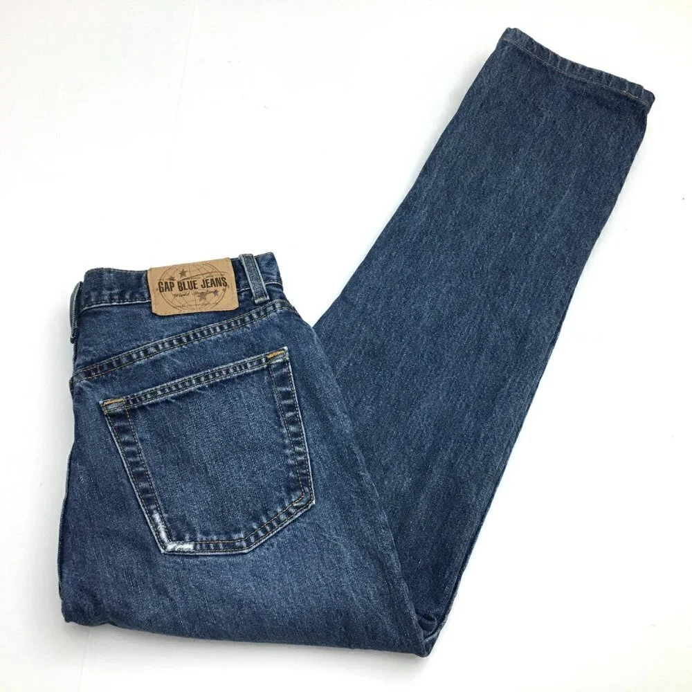 Gap Women's Jeans Original Fit Straight Leg Cotton Denim size 8 length 28